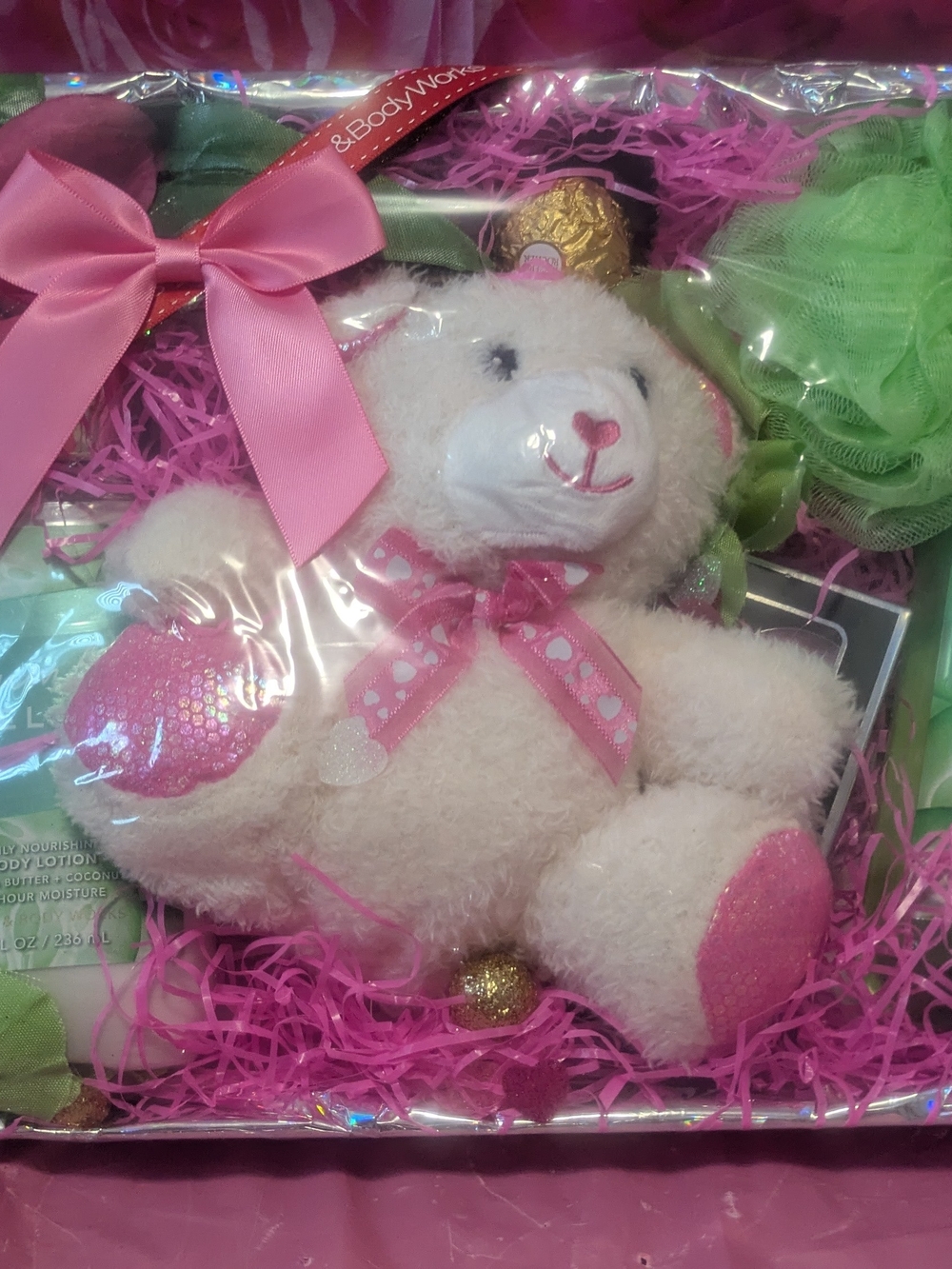 Bath & Body Works Pink & White Cucumber Melon Gift Set